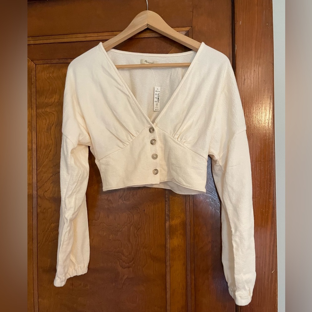 Madewell crop sweater